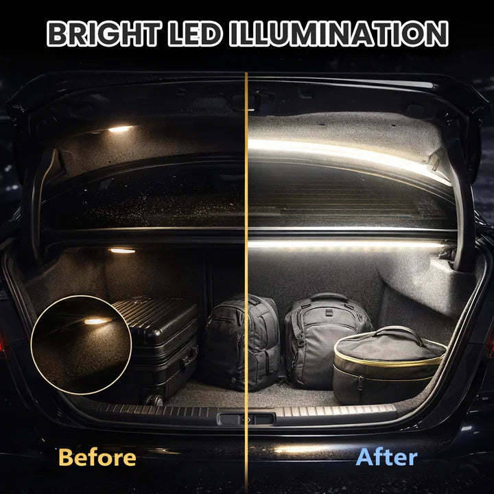 Universal 12V Car Trunk LED Light Strip – Waterproof Automatic Lighting