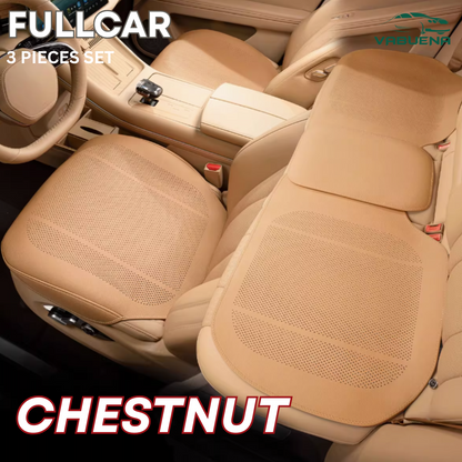 AirLux Seat Cover - Universal All-Season Ventilated Leather – Breathable Comfort Seat Cover