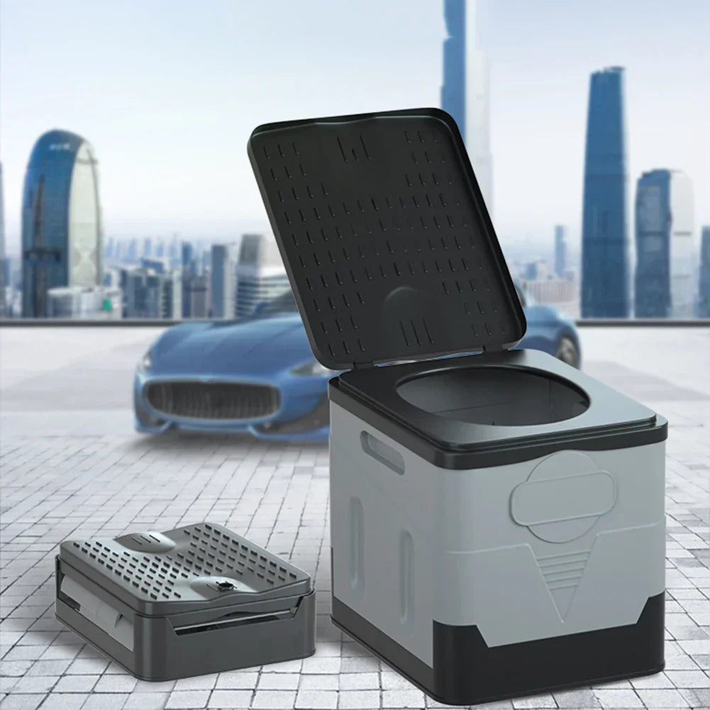 Portable Folding Toilet for Travel, Camping & Emergencies